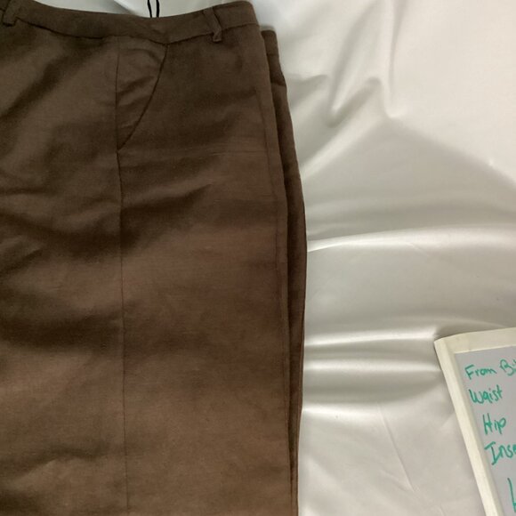 Jones Wear Linen Blend Pants – Size 12 – Tailored, Lined, Front Zip Tailored - Picture 11 of 12